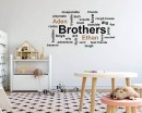 Brothers Personalized Name Wall Decal